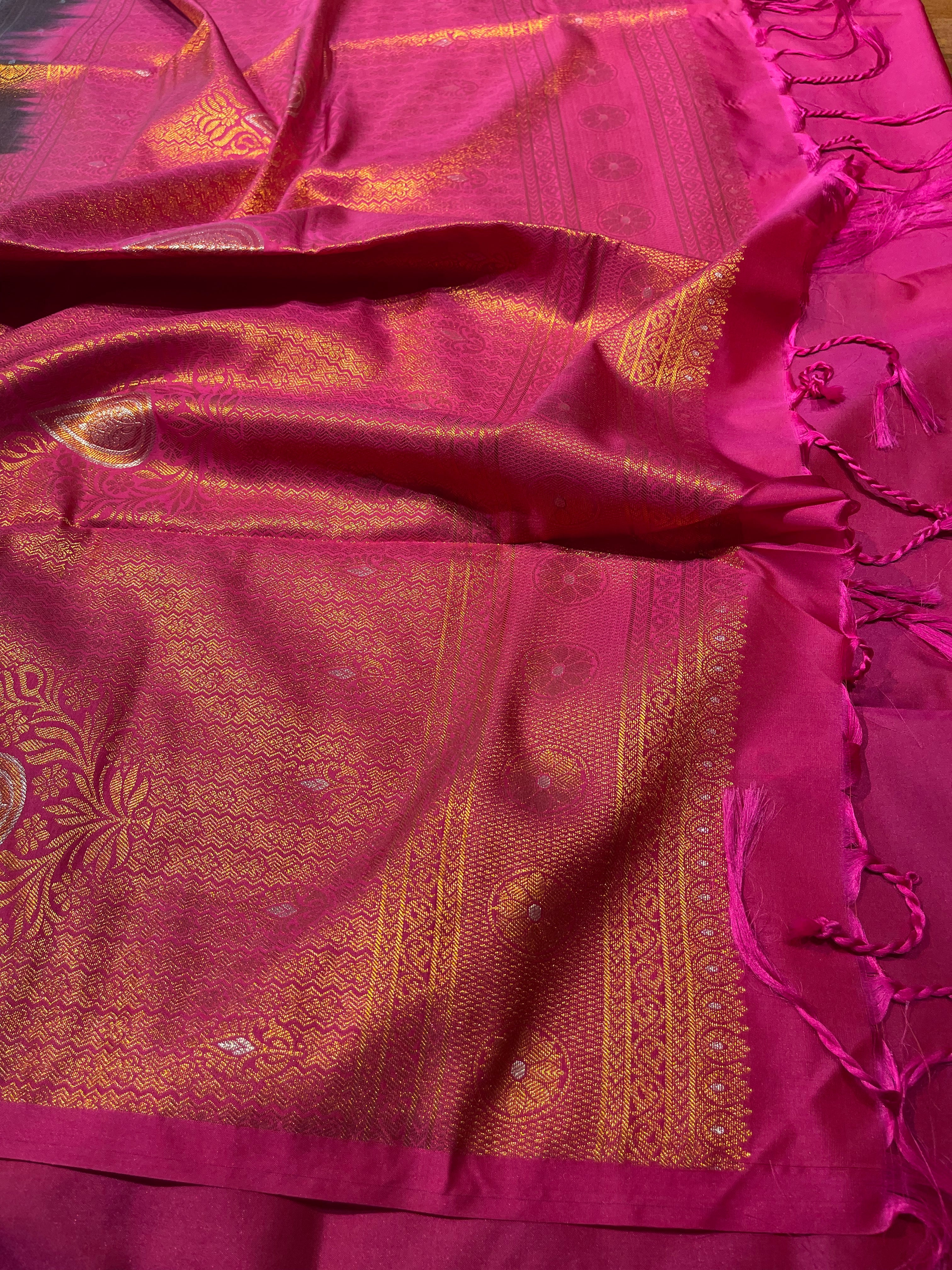 Soft Silk Saree-SS02 - Image 7