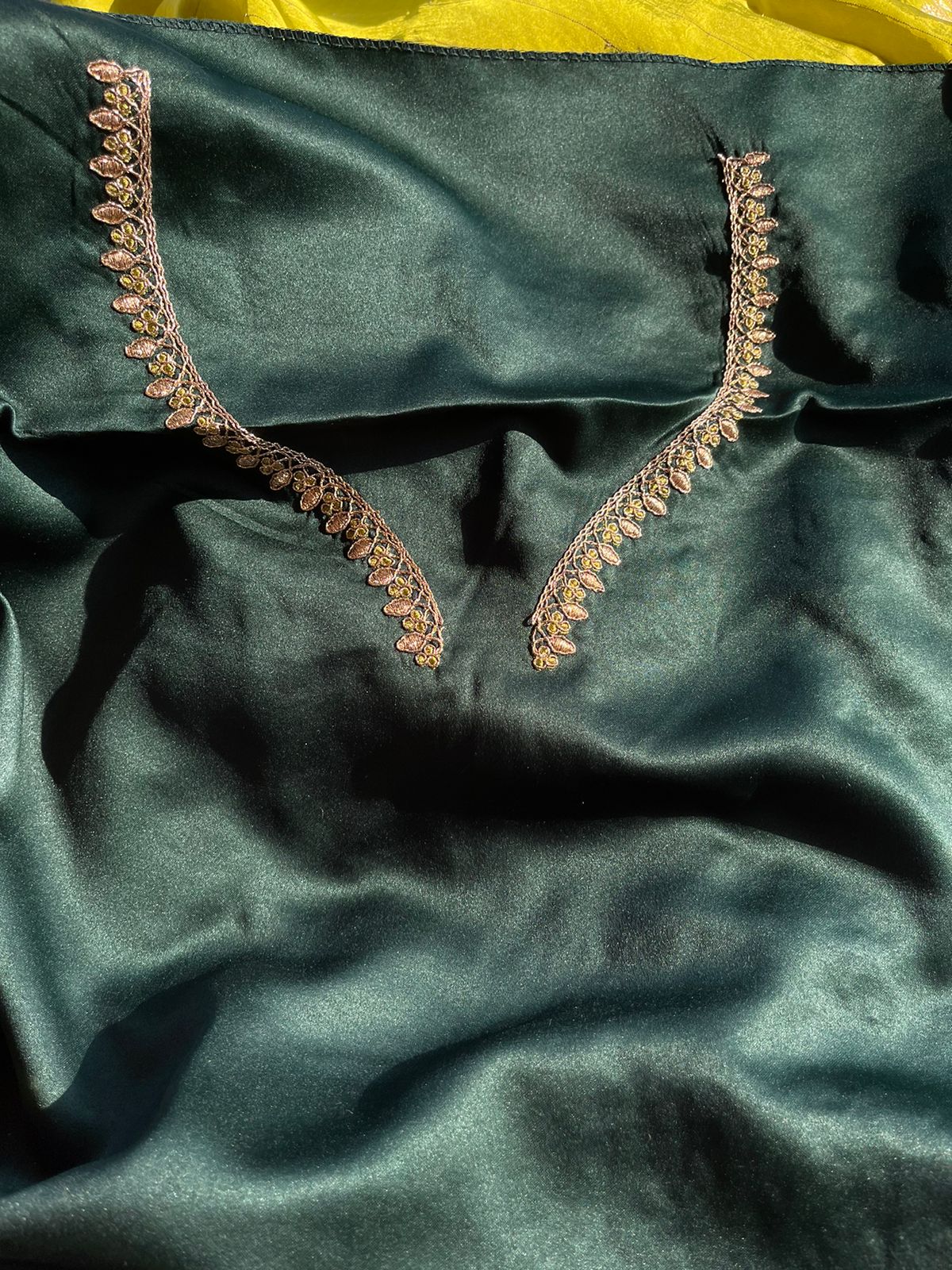 SUHA- GREEN SAREE - Image 6