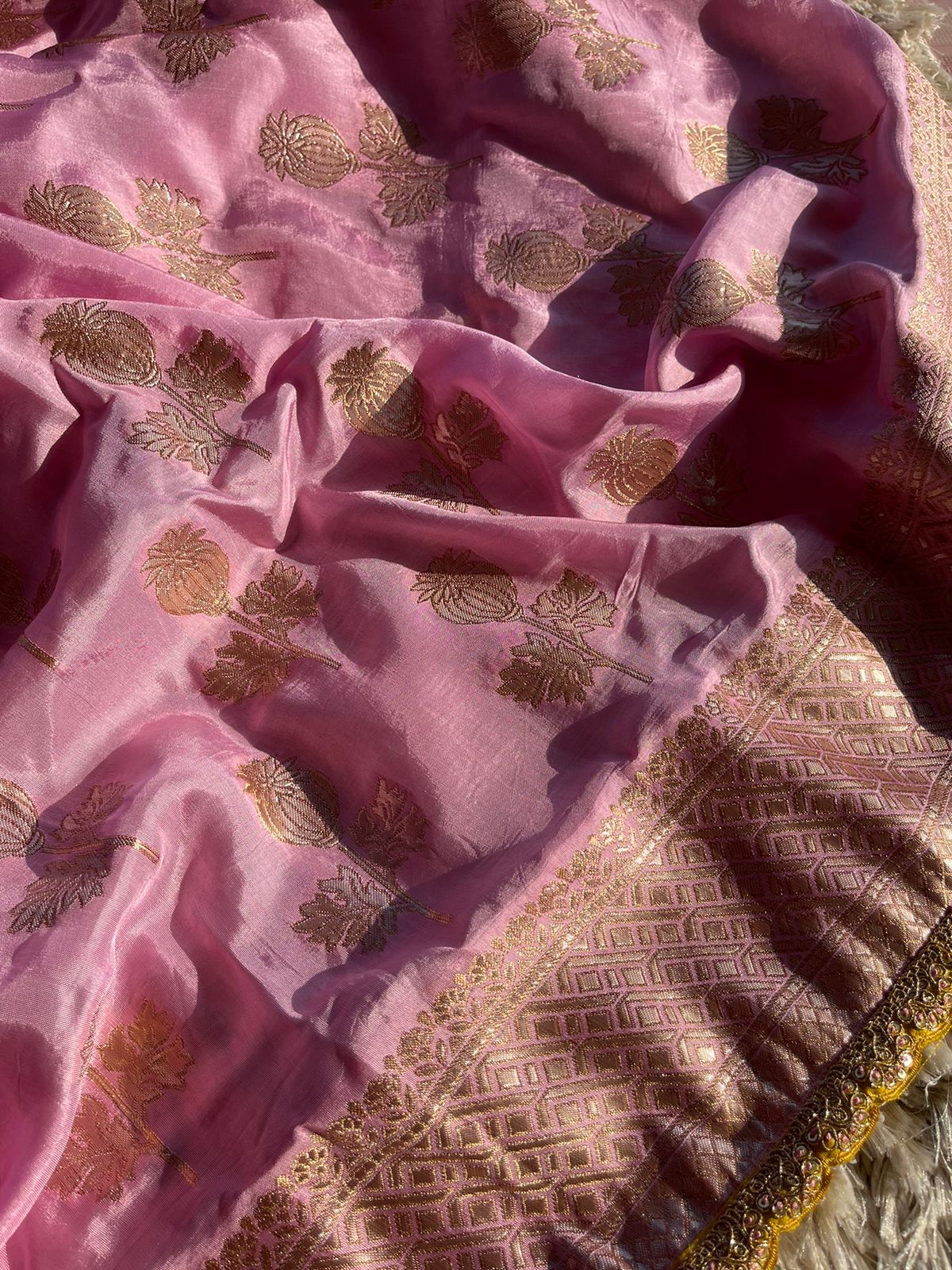 SUHA- PINK SAREE - Image 4