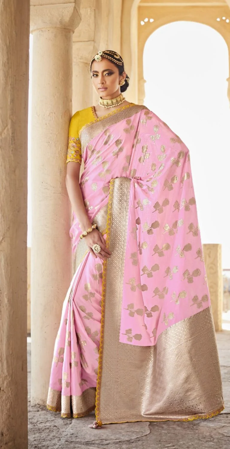 SUHA- PINK SAREE - Image 6