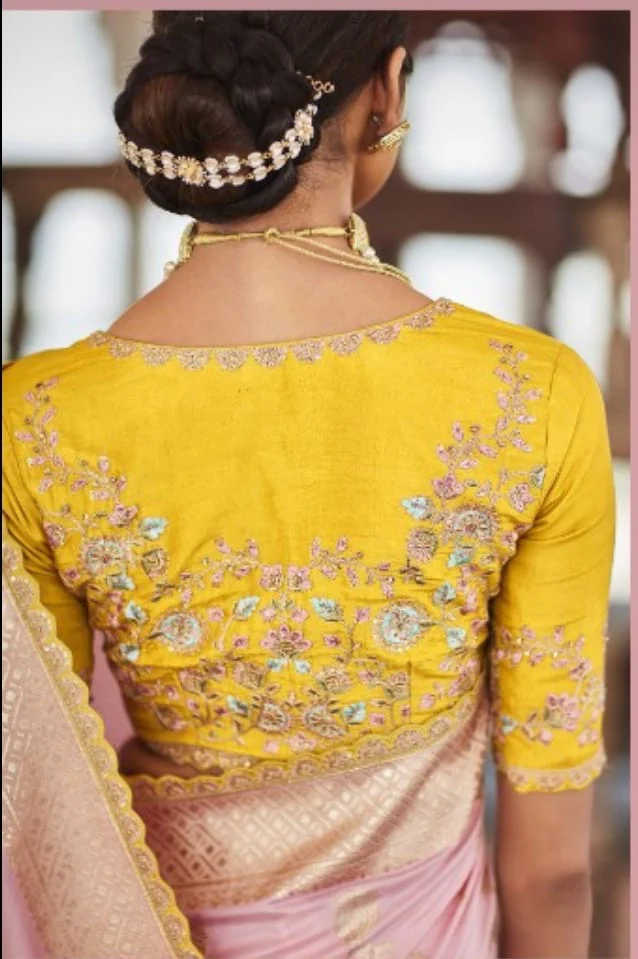 SUHA- PINK SAREE - Image 8