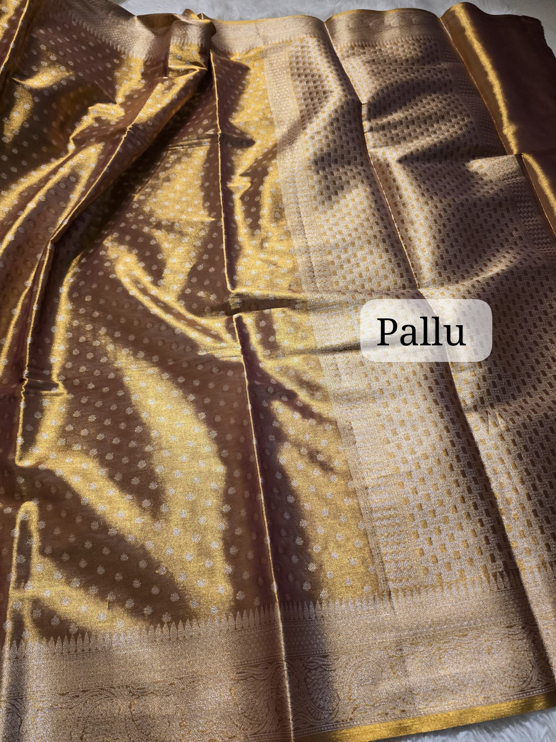 TIRA- ANTIQUE GOLD SAREE - Image 4